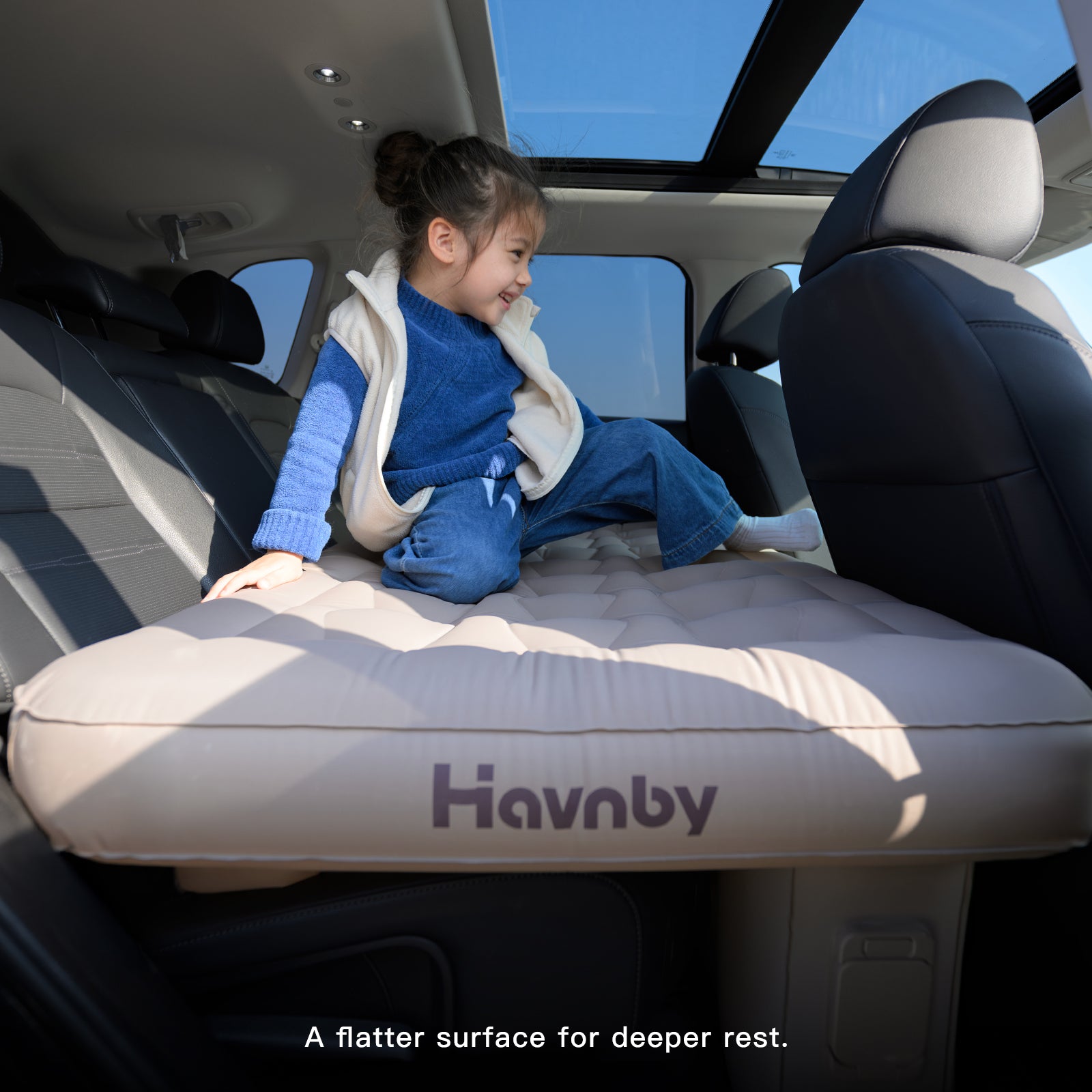 SnugNest Back Seat Air Sleeping Pad for SUV