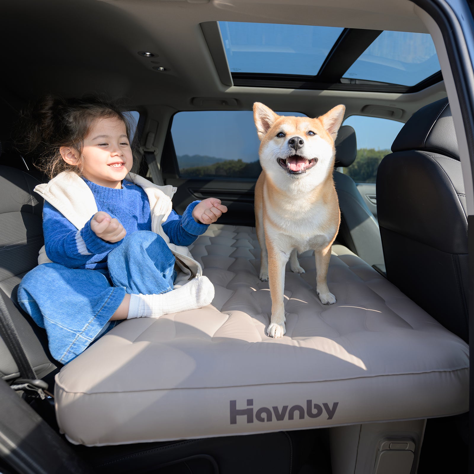 SnugNest Back Seat Air Sleeping Pad for SUV