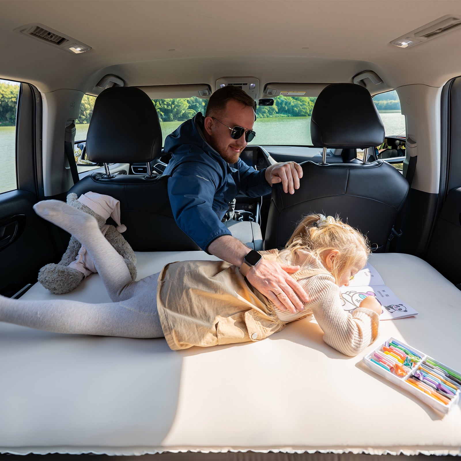 SnugNest Second-Row Sleeping Pad for Toyota Highlander