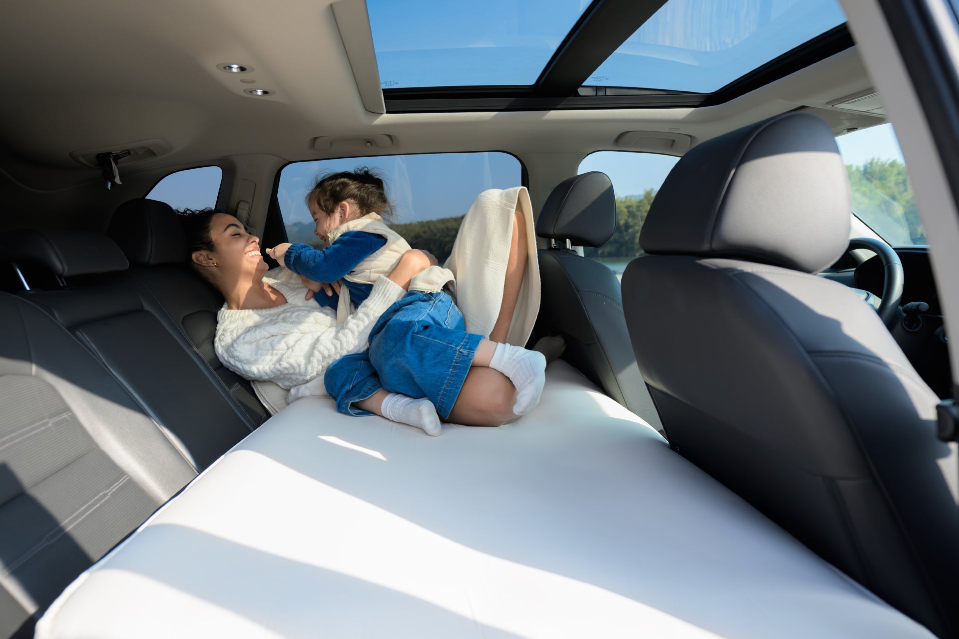 one-piece suv car mattress for fast setup