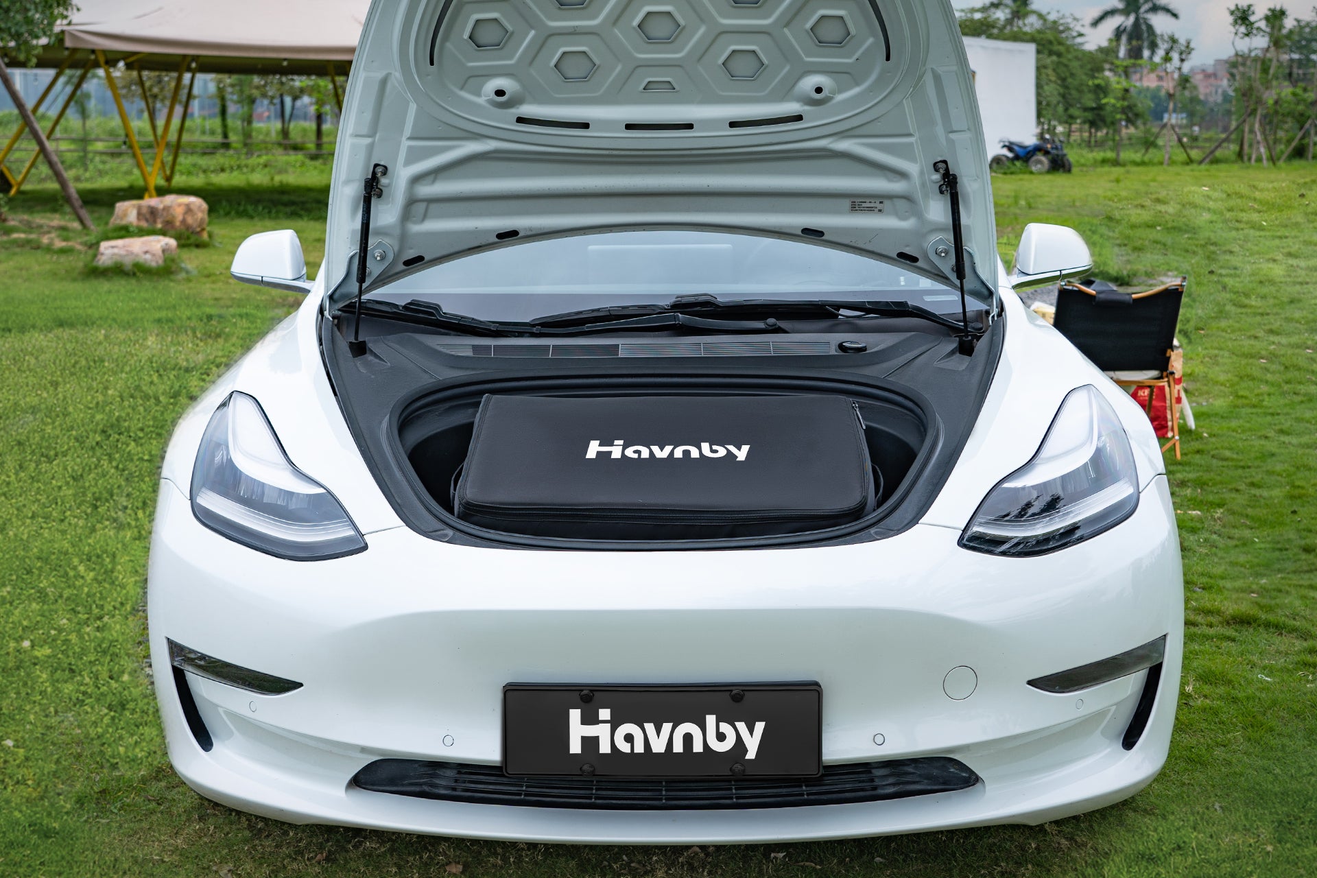 foldable tesla model 3 mattress for compact car storage