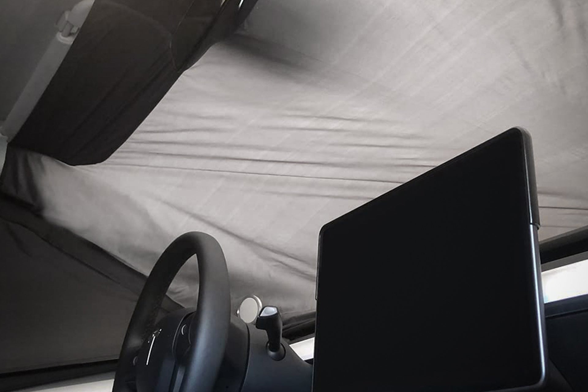 tesla model y sunshade heat protection
