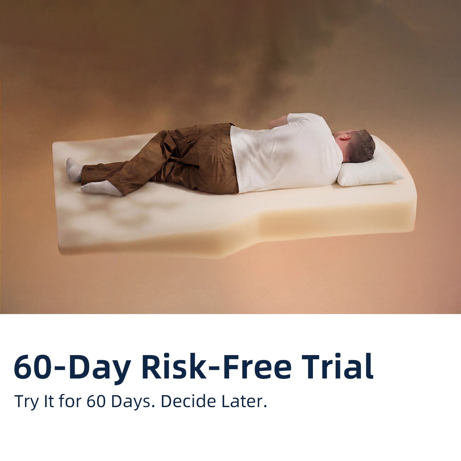 60 night sleep trial for Havnby Tesla Model Y foam mattress