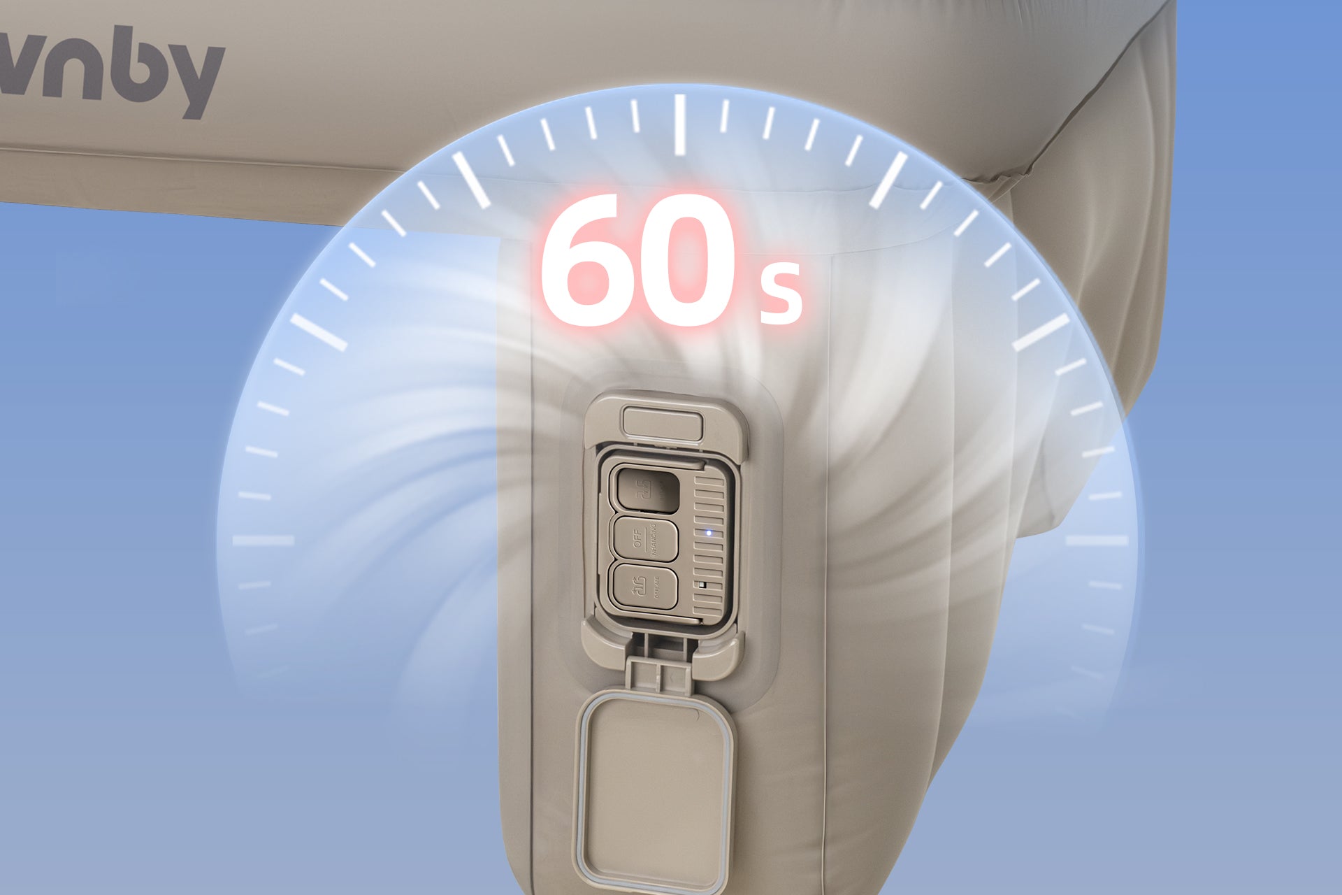 suv air mattress with rechargeable air pump