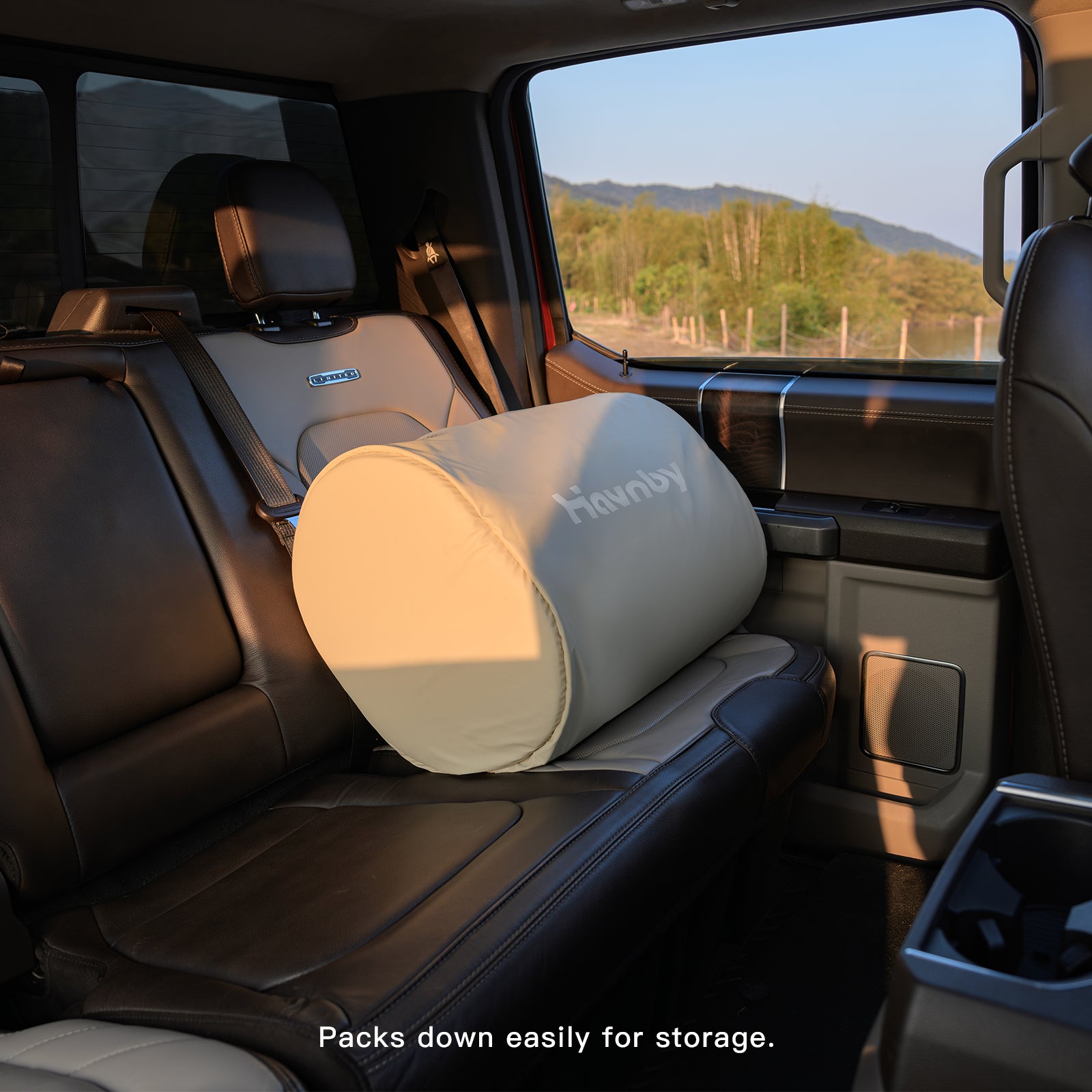SnugNest Back Seat Foam-Top Sleeping Pad for Truck