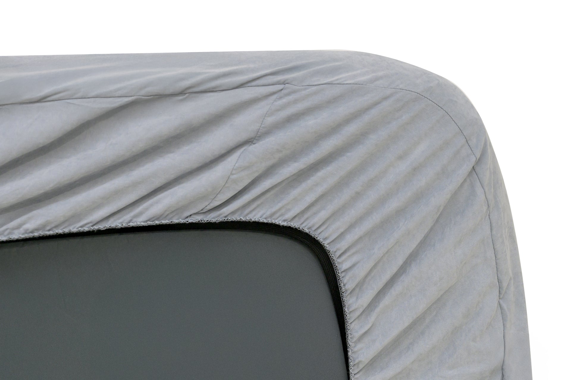 Elastic corner design for a secure fit on Havnby Air+Foam Tesla mattress