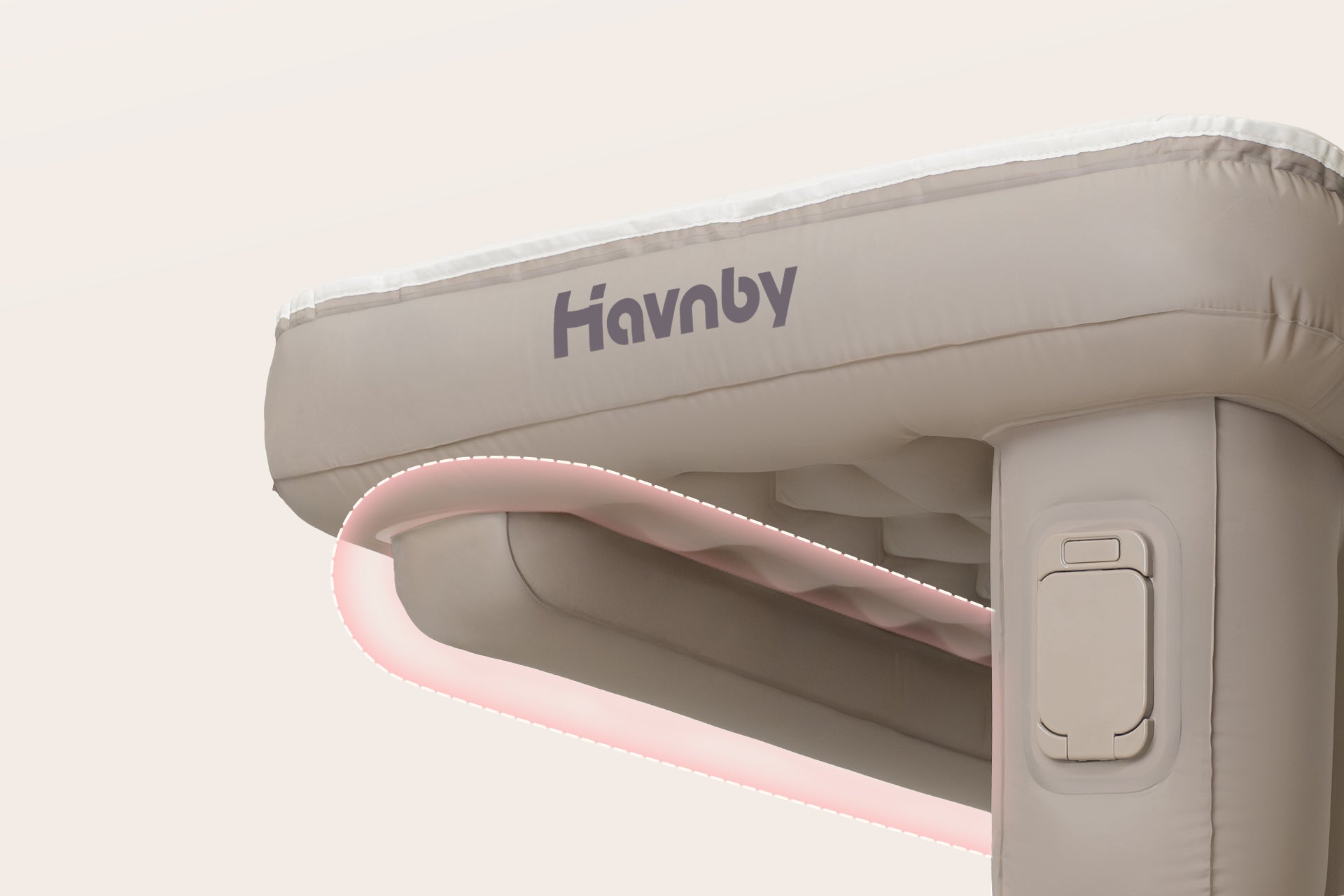 Independent support design preventing tilt and sliding on Toyota Sienna 3rd row mattress