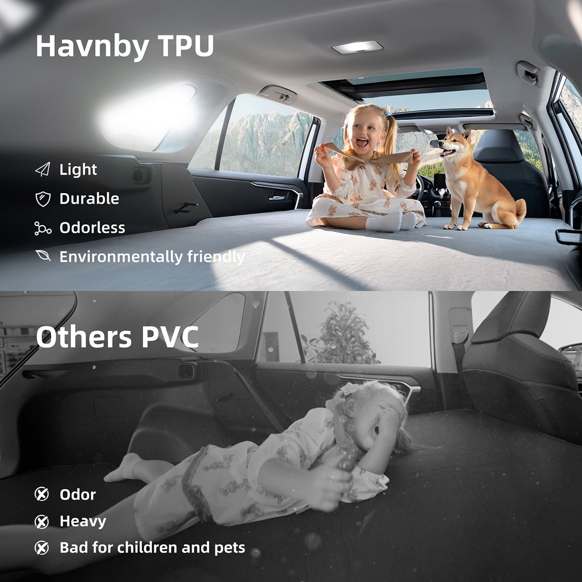Air+Foam Toyota RAV4 Mattress - Havnby