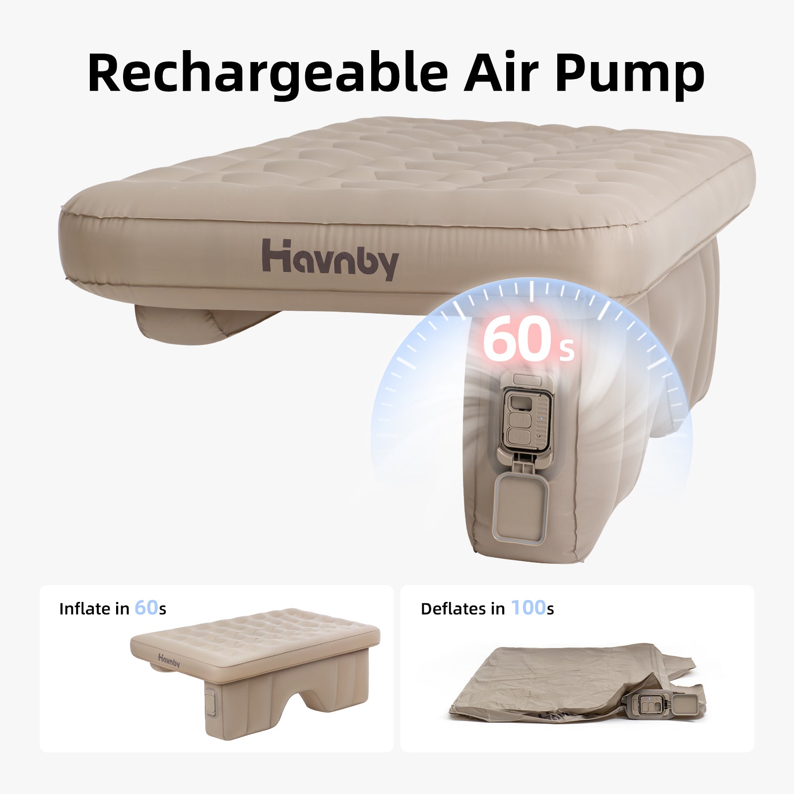 Air Inflatable TPU SUV Back Seat Mattress