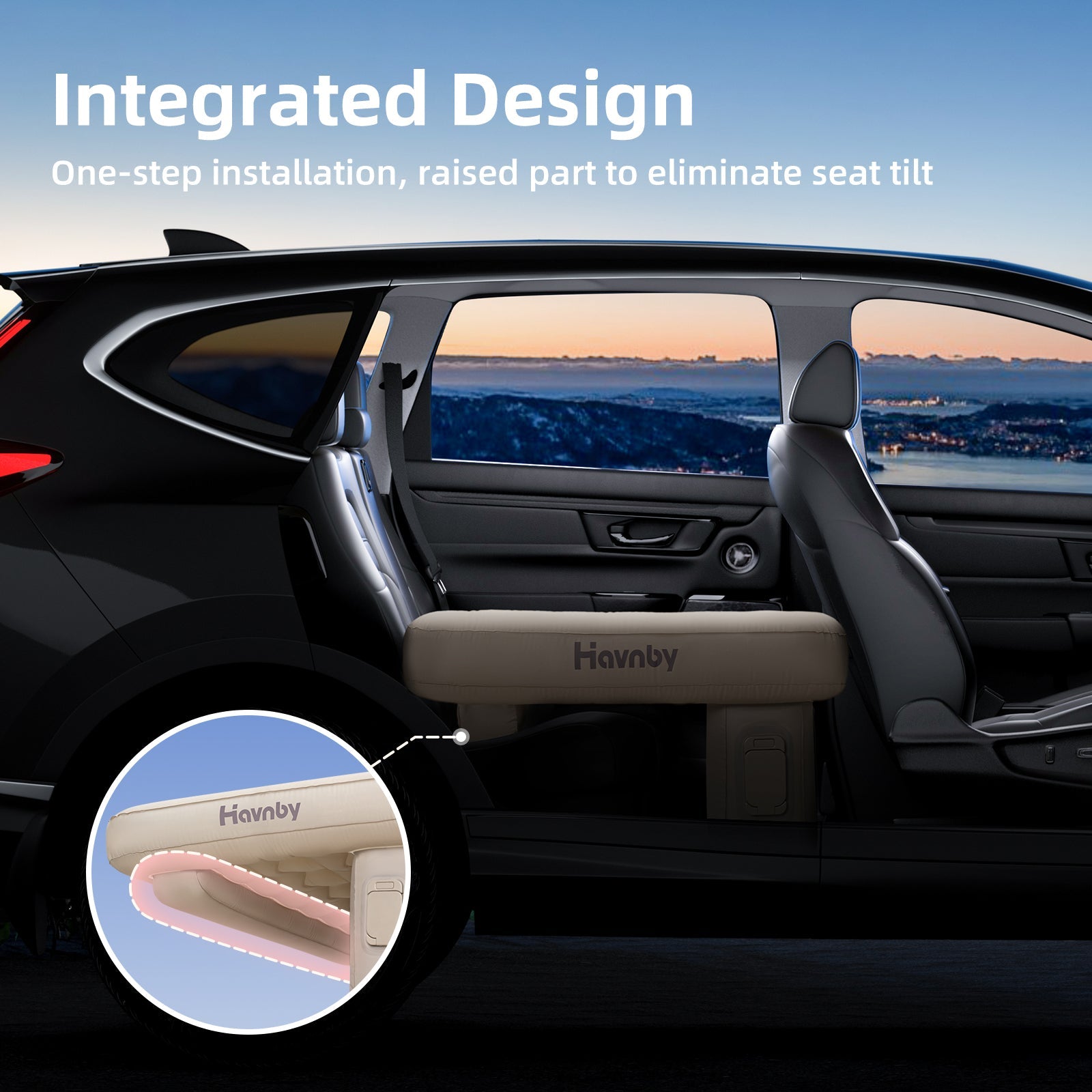 Air Inflatable TPU SUV Back Seat Mattress
