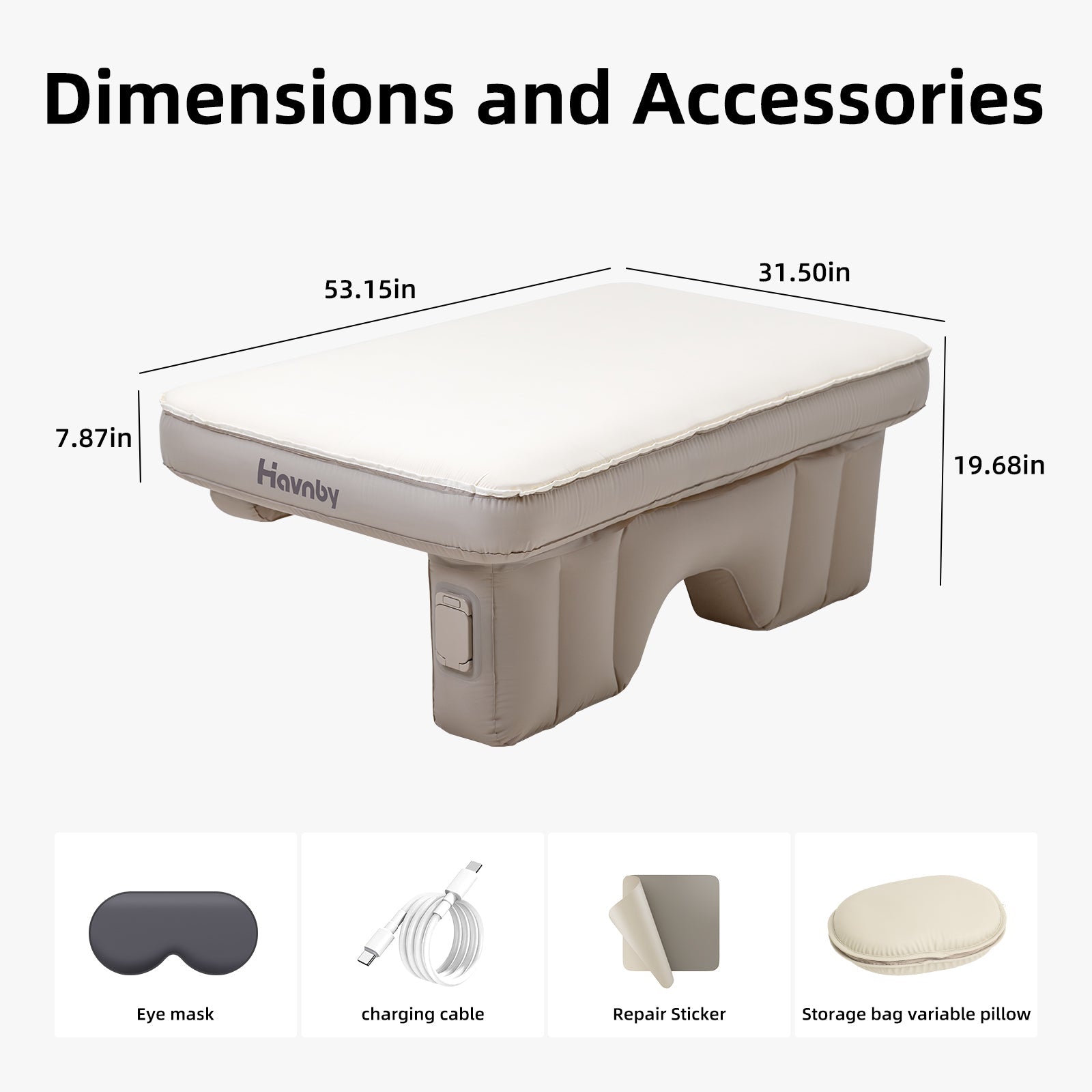 SUV TPU Air Foam Backseat Mattress CozyPad for Rav4 CRV - Havnby