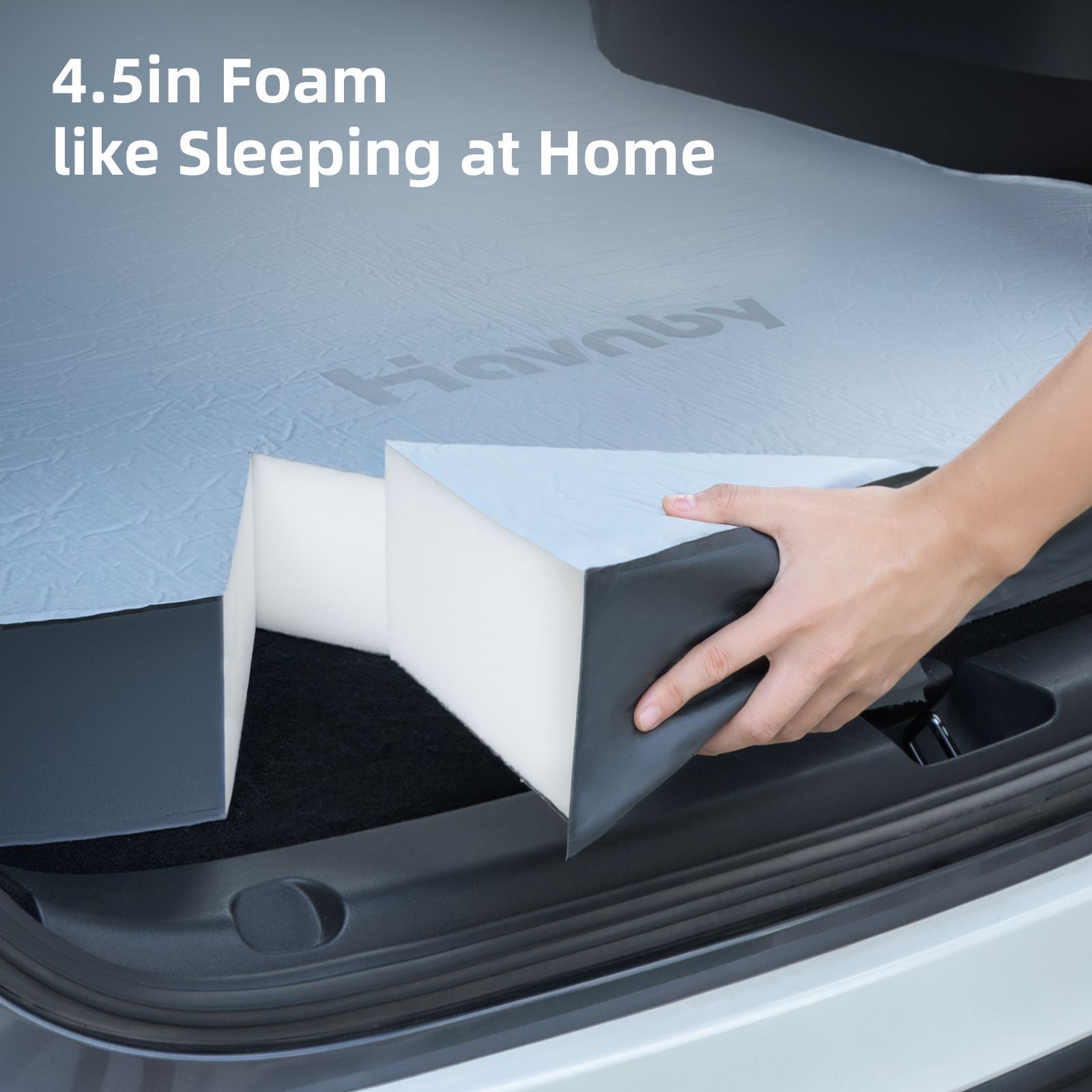 4.5in Foam, set up in 1 minute