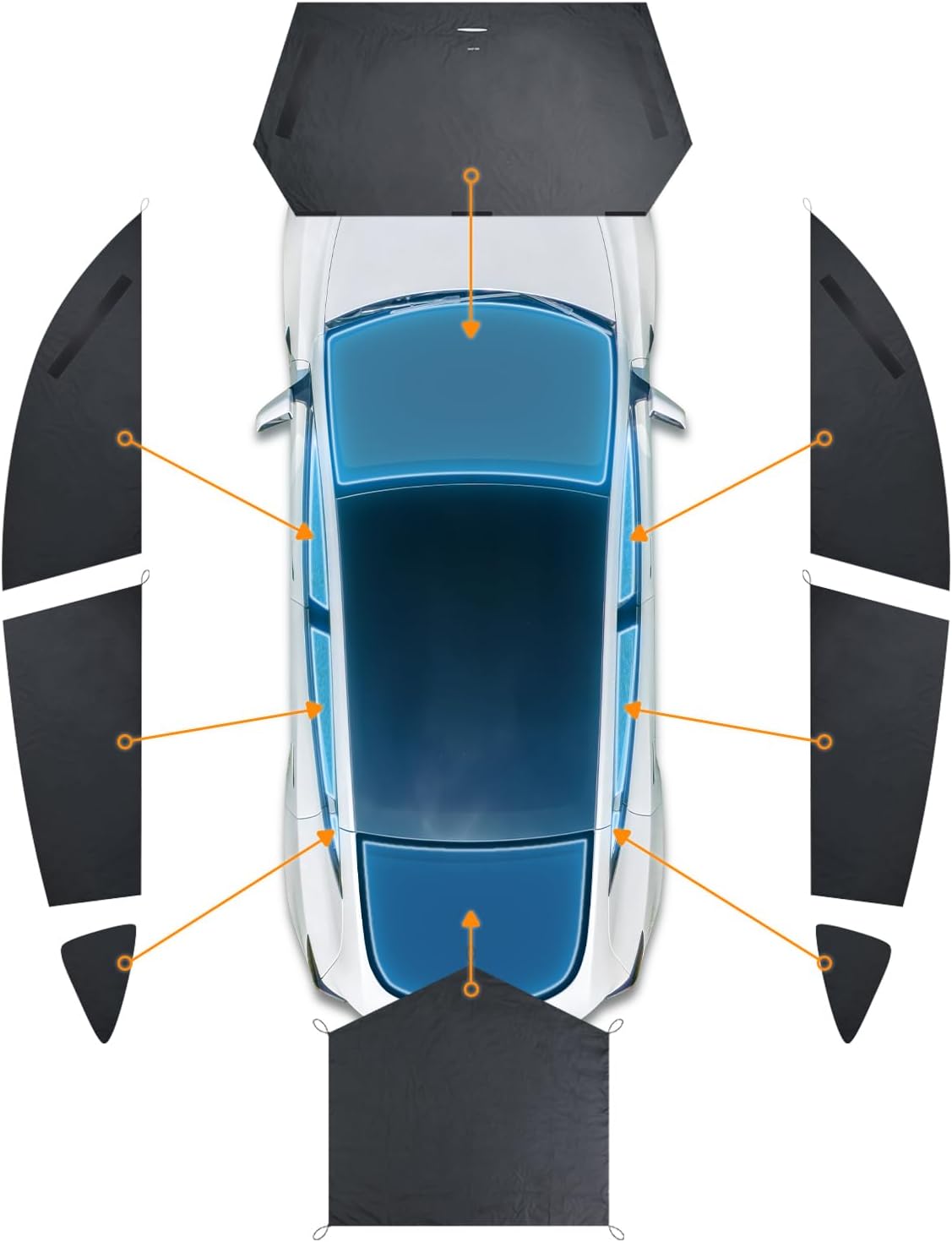 Tesla Model Y Window Shades - Havnby