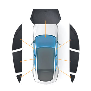 Tesla Model 3 Window Shades - Windshield - Window Covers - Sunshade