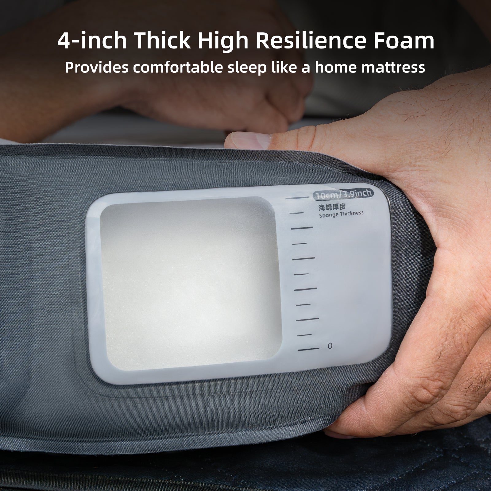 Havnby 4-inch foam provides comfortable sleep