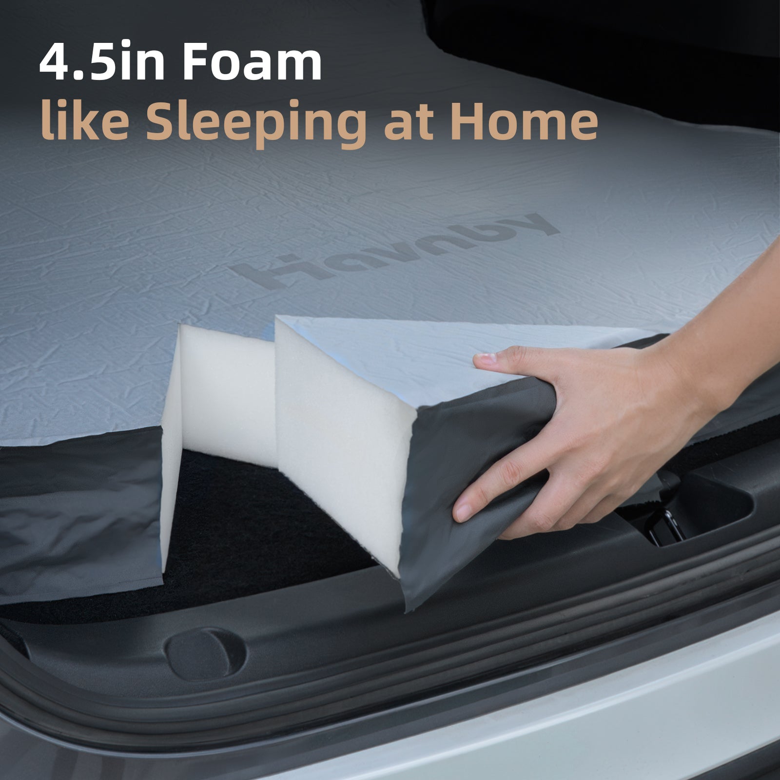 Tesla Model Y Foam Camping Mattress - Tesla Bed by Havnby