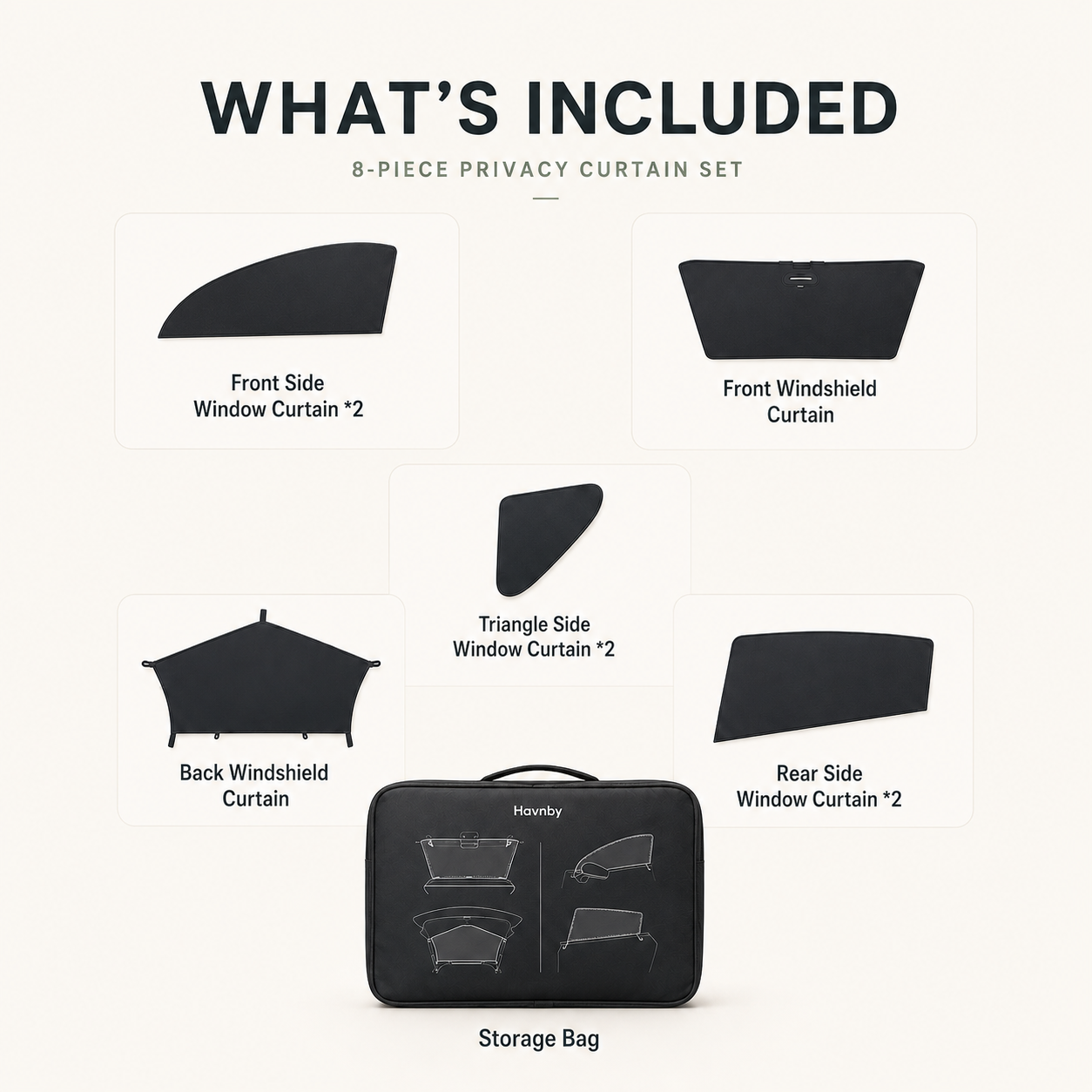 DreamShade Car Window Sun Shade for Tesla Model Y/3