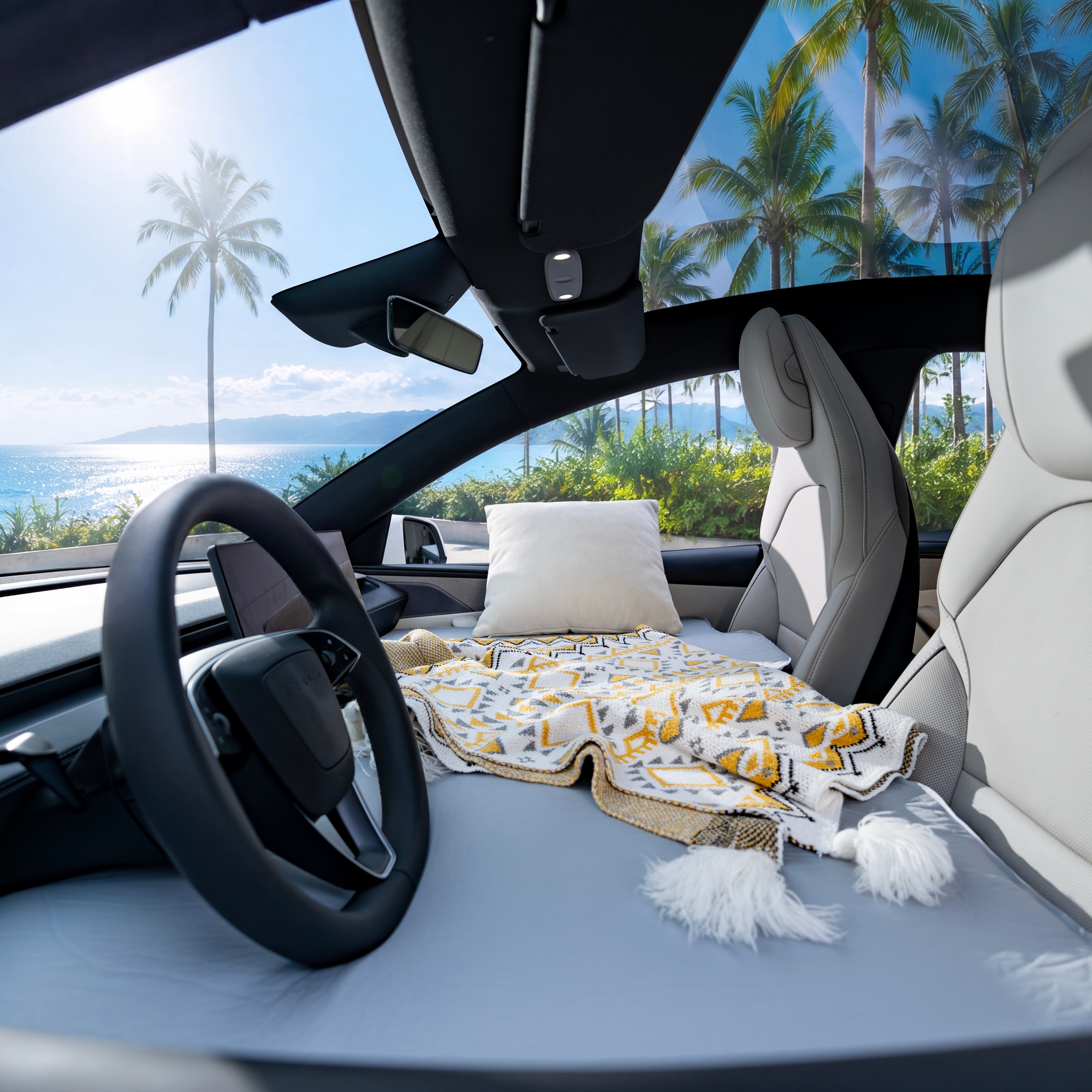 FlatCore Hybrid Support Front Seat Mattress for Tesla Model YL