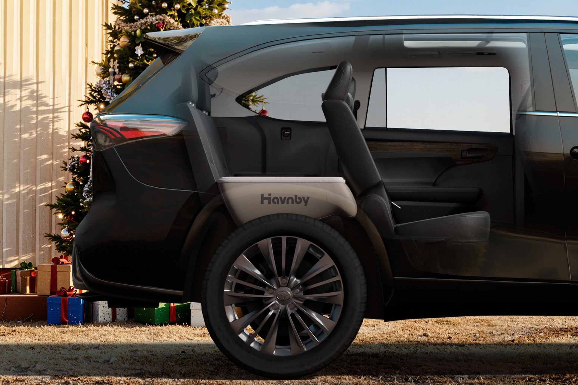 Custom fit 3rd row mattress designed for Toyota Highlander with seamless contoured shape