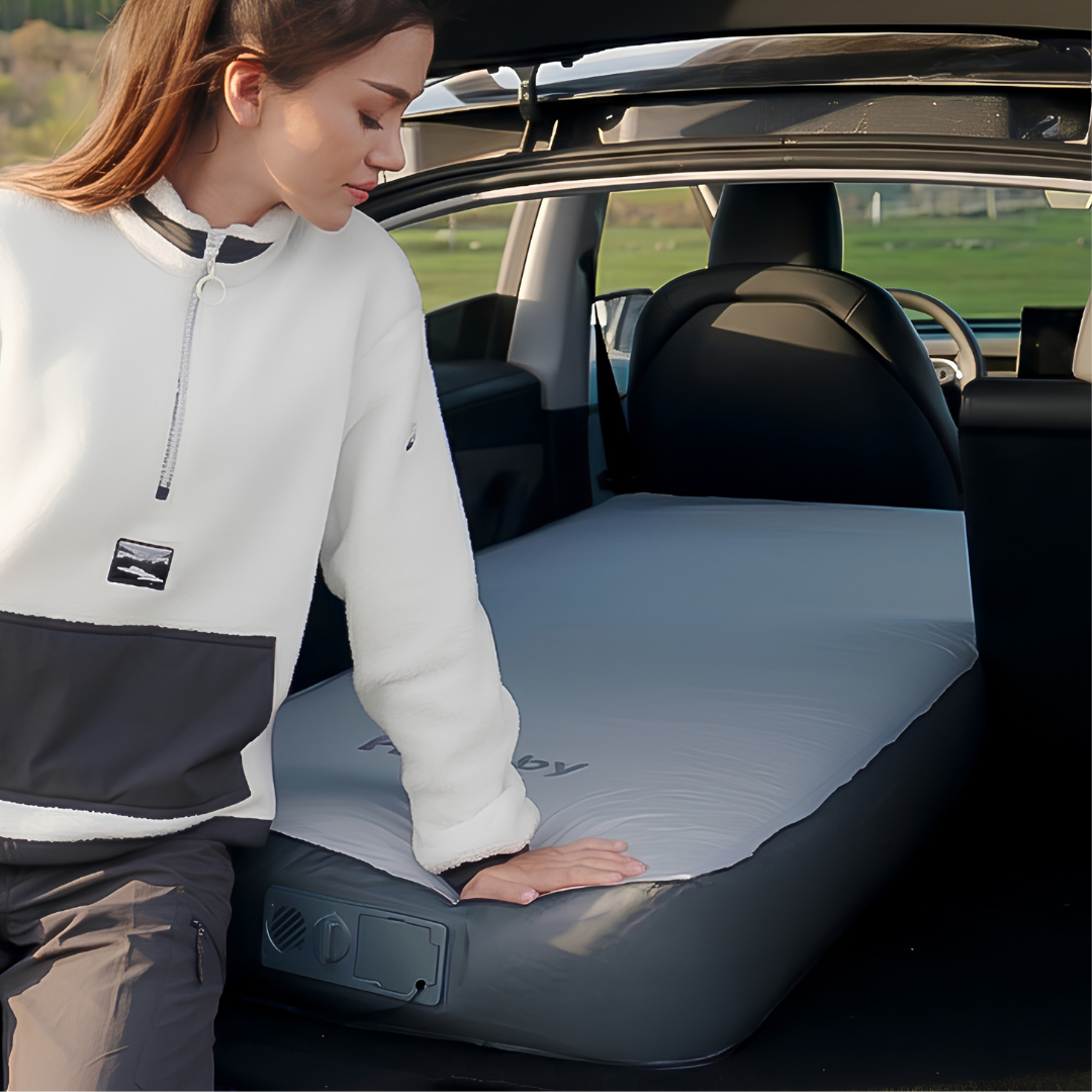 Havnby Tesla Model Y用 エア＋フォーム マットレス FlatCore Hybrid Support Mattress for Tesla Model Y - Solo Edition
