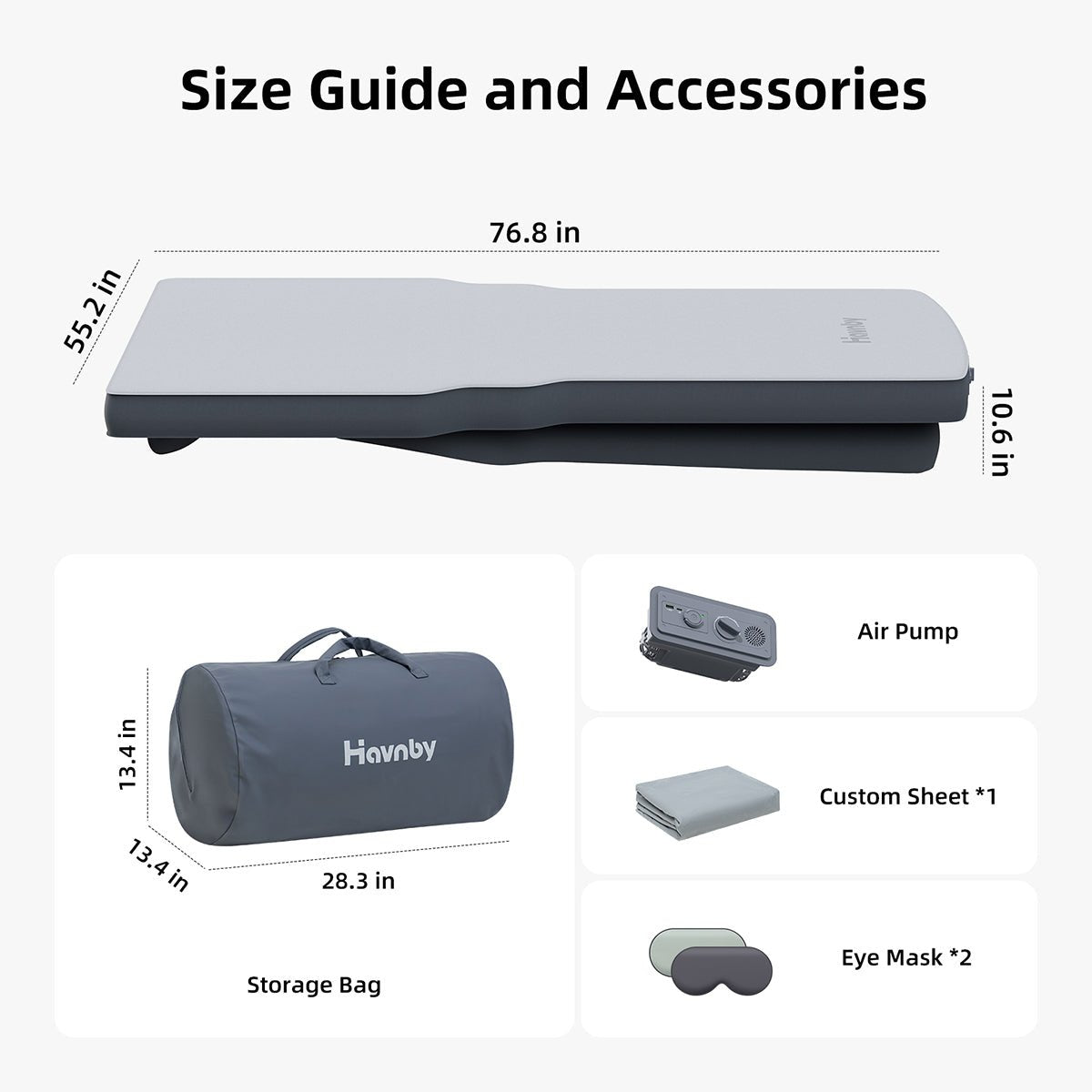 Air+Foam Toyota RAV4 Mattress - Havnby
