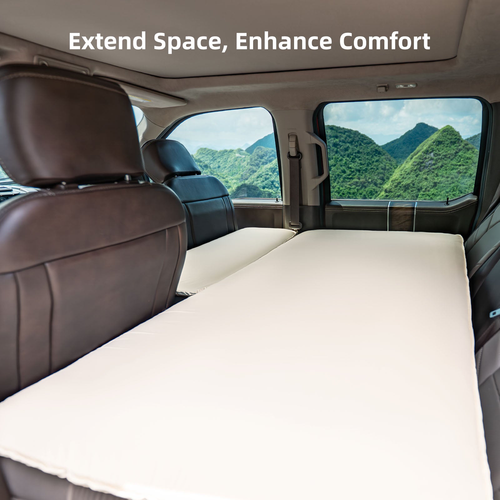 TPU extension pad extending pickup back seat mattress for more space and comfort