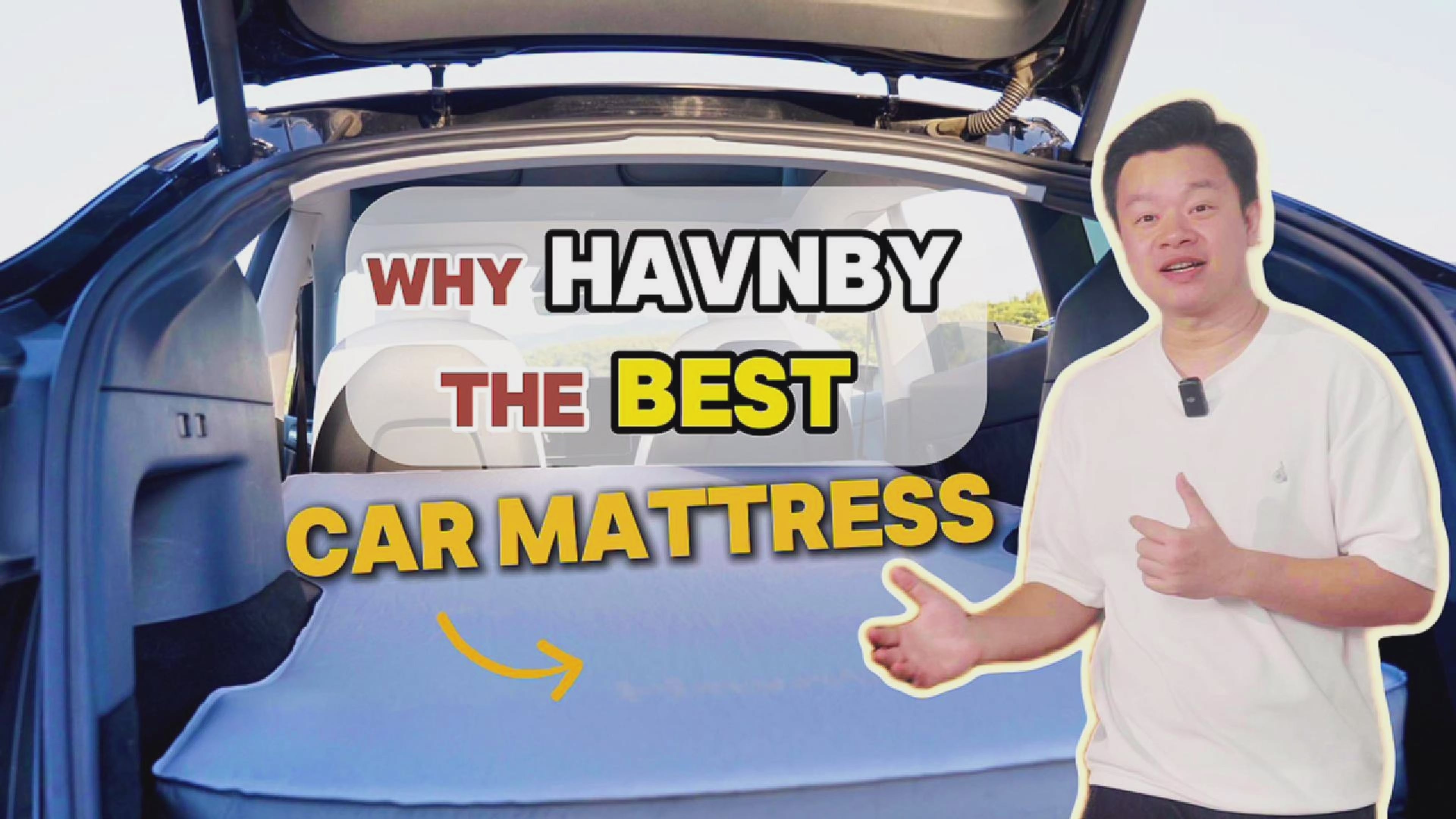 Founder explains Havnby's Air+Foam Tesla mattress with live demo and design features