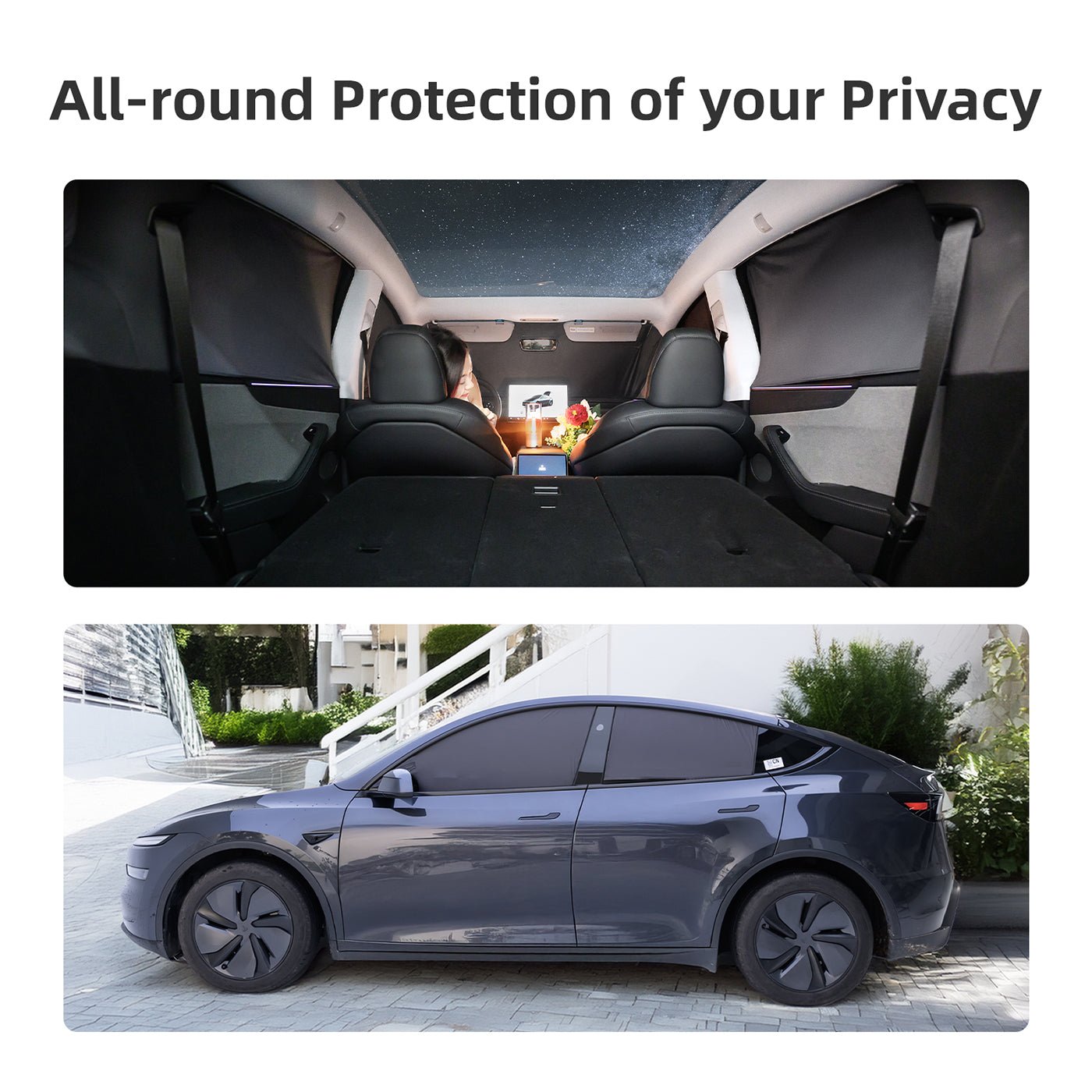 Tesla Model Y Juniper Window Shades - Havnby