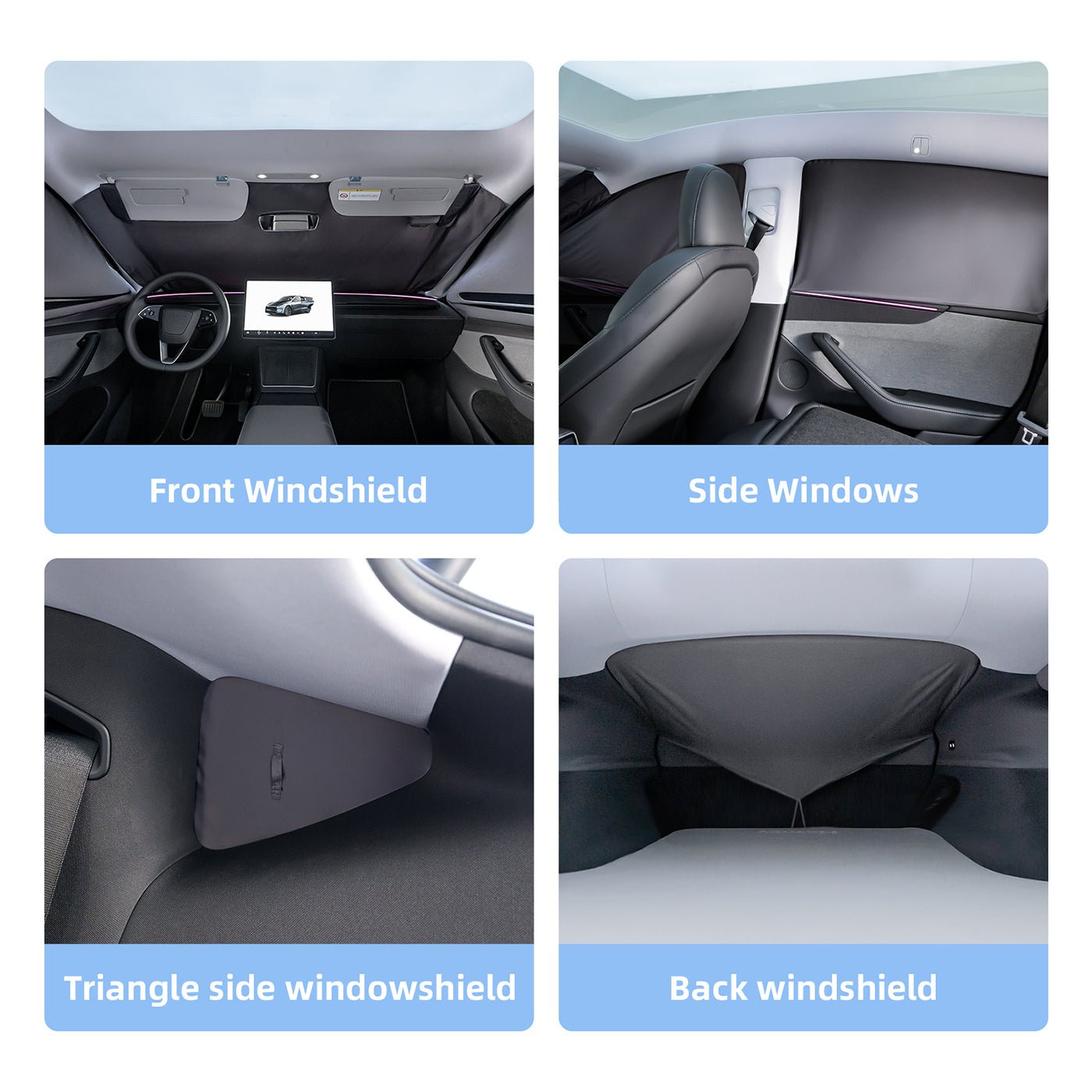 Tesla Model Y Juniper Window Shades - Havnby