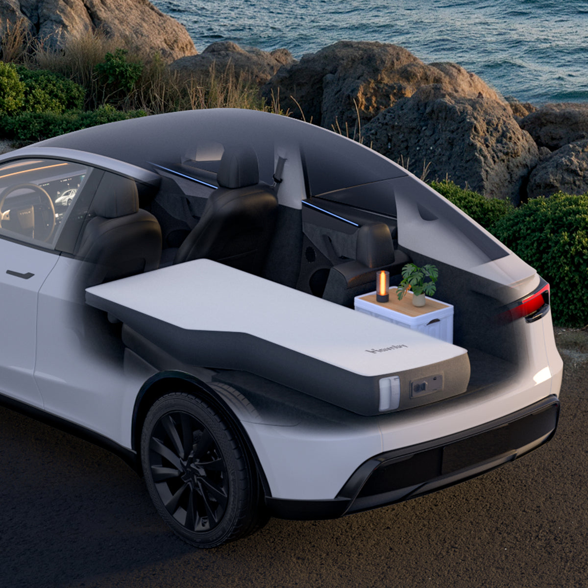 Havnby Autolevel Solo Tesla Mattress in Model Y